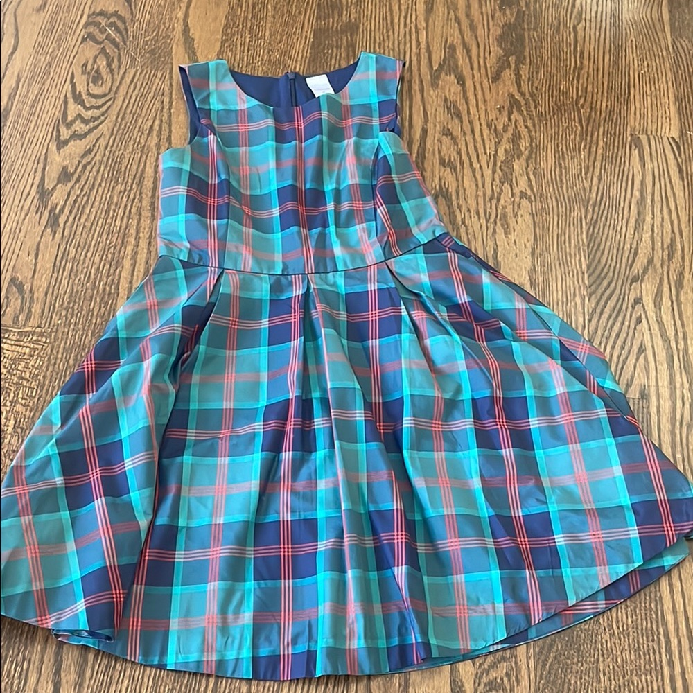 Girls Nordstrom Plaid Holiday Dress